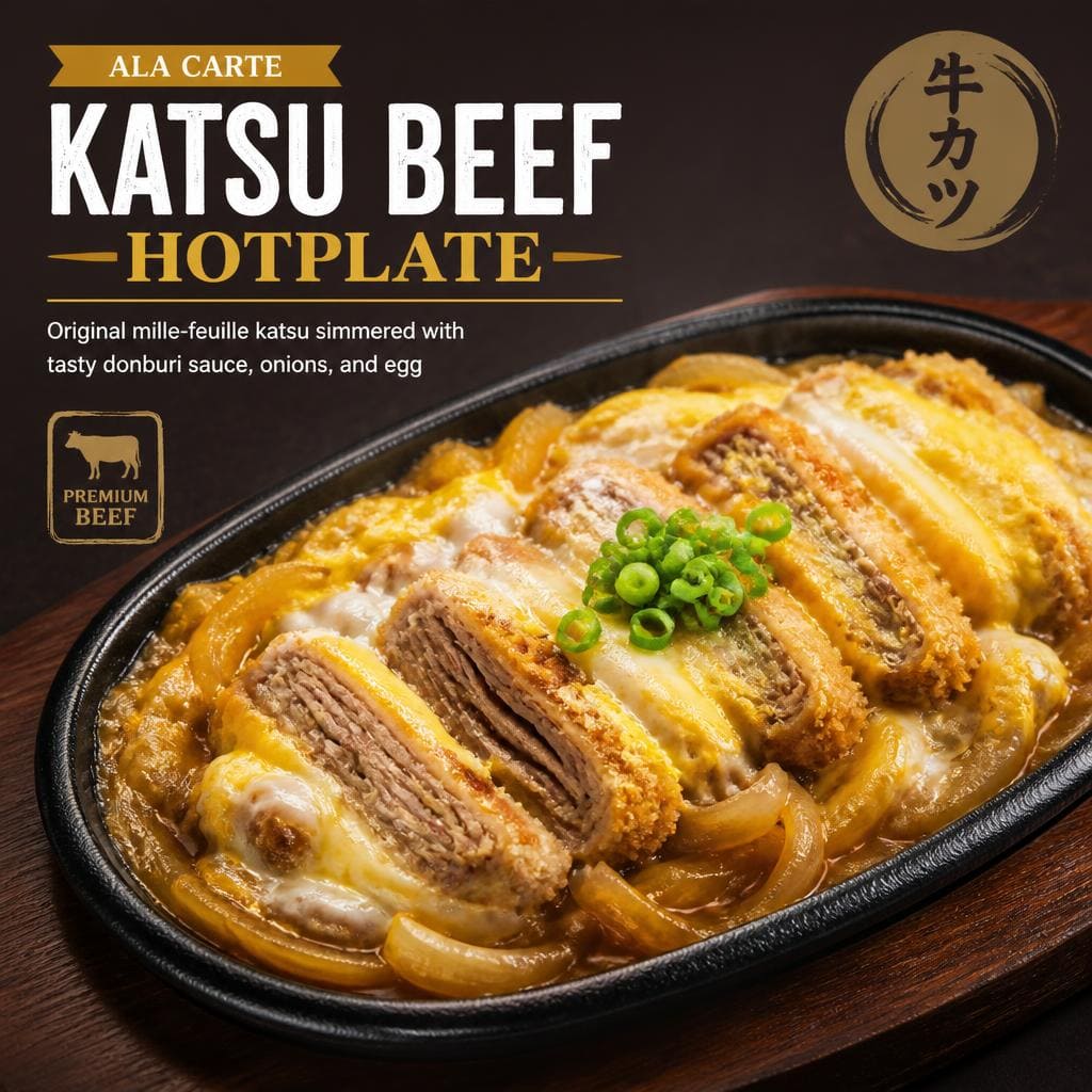 Ala Carte Katsu Beef Hotplate